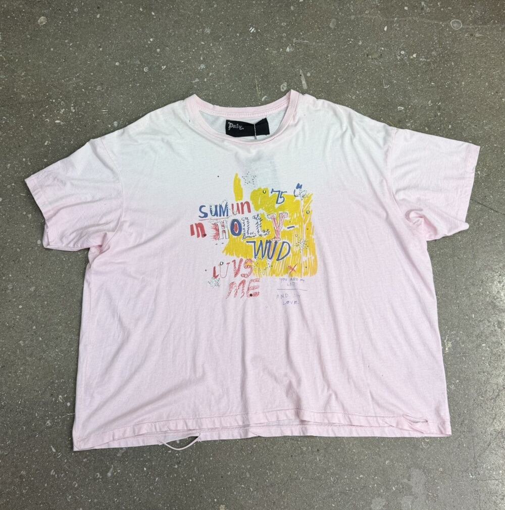 Paly Sum 1 In Hollywud Luvs Me Pink T-Shirt